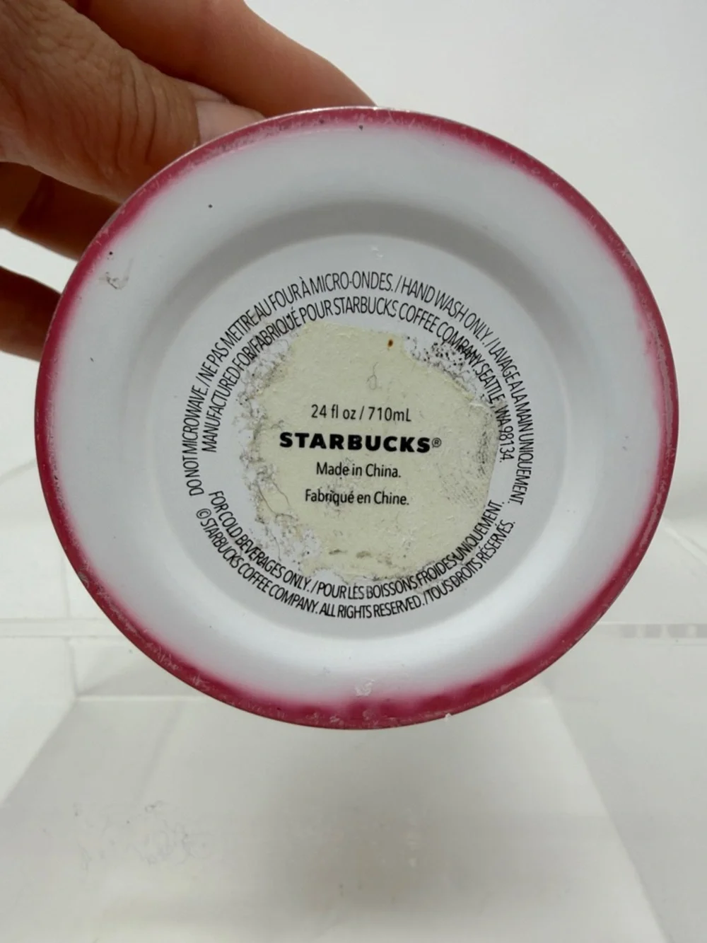 Starbucks Rainbow Ombré summer 2019 24oz Stainless Tumbler
